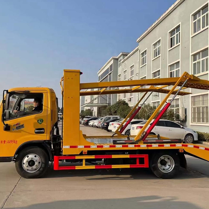 Remorque porteuse 2 voitures Remorque de camion porte-voitures 2