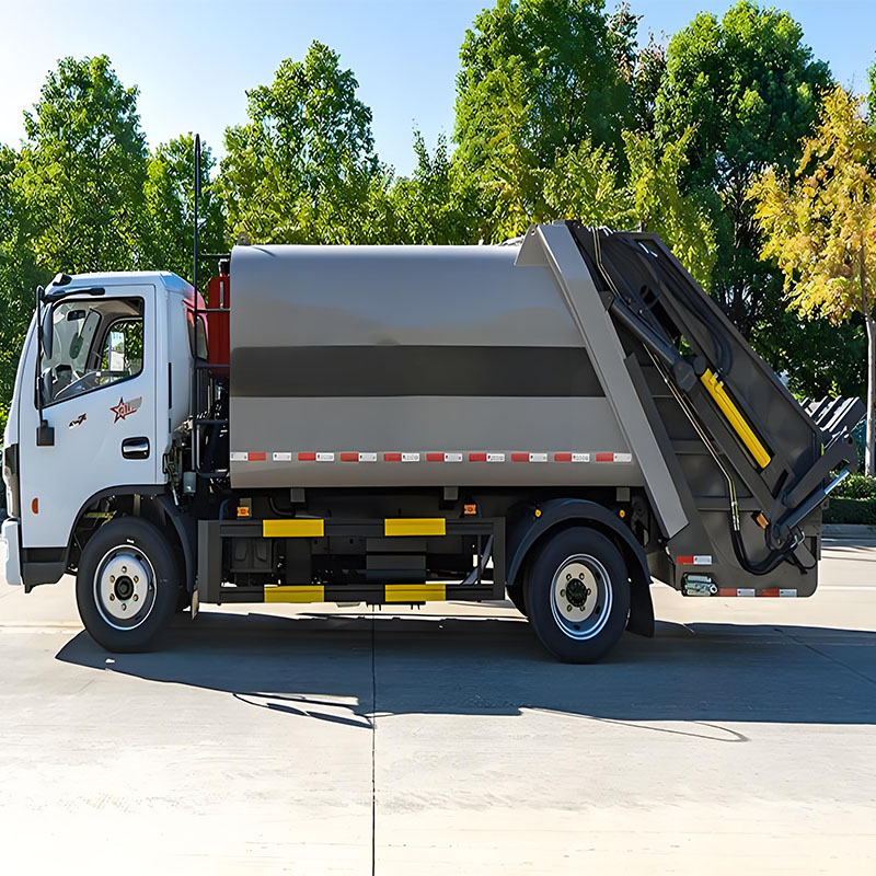 Camion à ordures électrique à chargement et déchargement automatique OMD Camion à ordures électrique à chargement et déchargement automatique