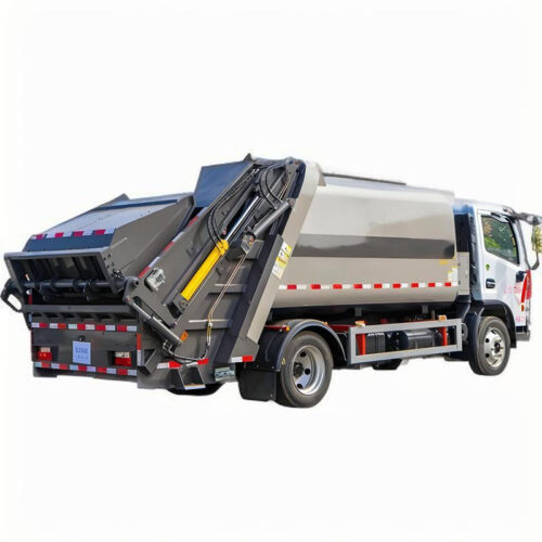Camions à ordures électriques à chargement et déchargement automatiques Camion à ordures électrique à chargement et déchargement automatique