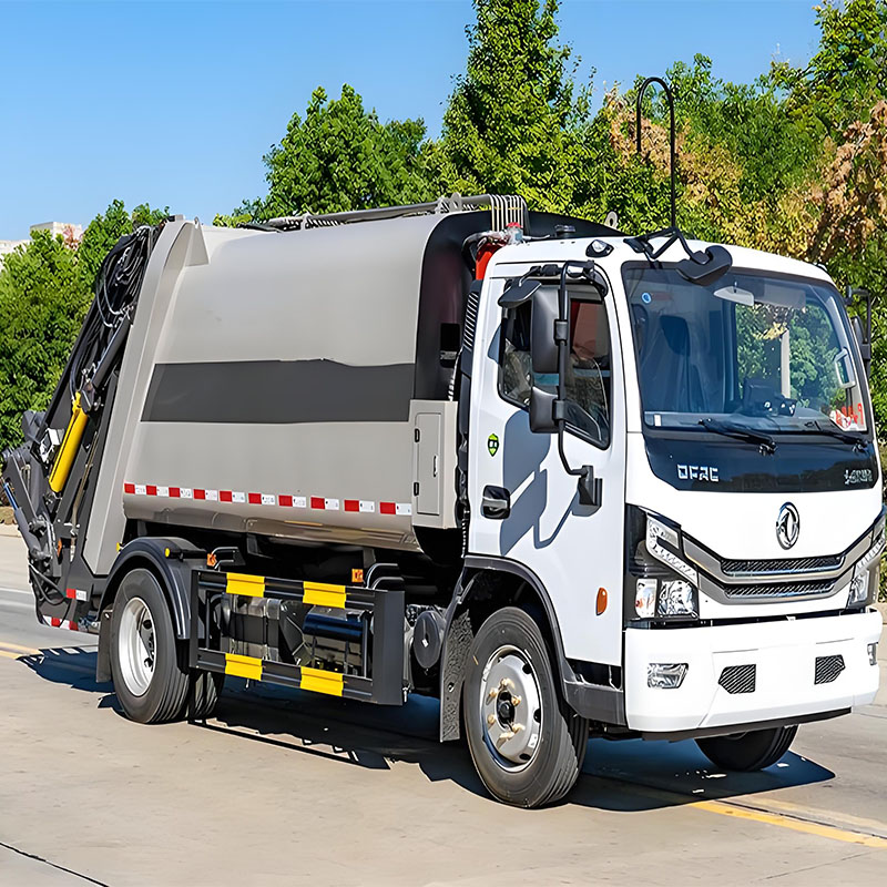 Camions-poubelles électriques à chargement et déchargement automatiques OMD Camion à ordures électrique à chargement et déchargement automatique