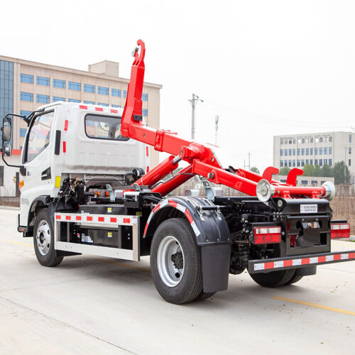 Chariot élévateur à crochet électrique pur pour camion à ordures OED Chariot élévateur à crochets purement électrique pour les ordures ménagères