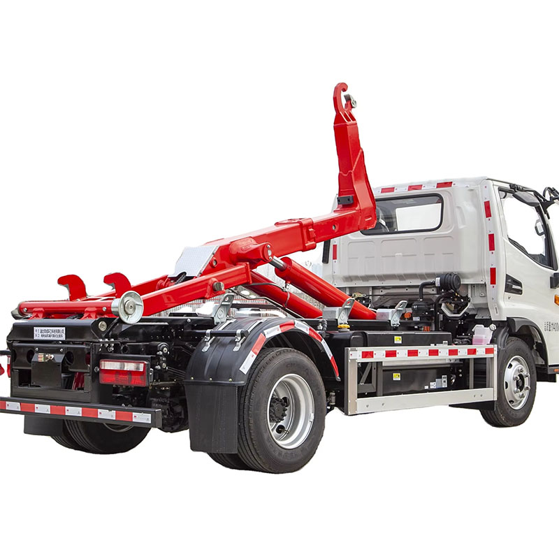 Chariot élévateur à crochets purement électrique pour les ordures ménagères Chariot élévateur à crochets purement électrique pour les ordures ménagères