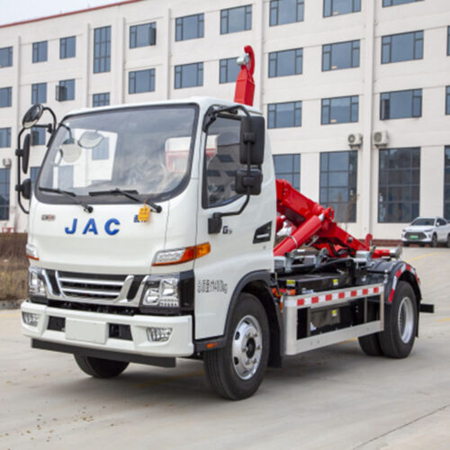 Chariots élévateurs à crochets purement électriques pour les ordures ménagères Chariot élévateur à crochets purement électrique pour les ordures ménagères