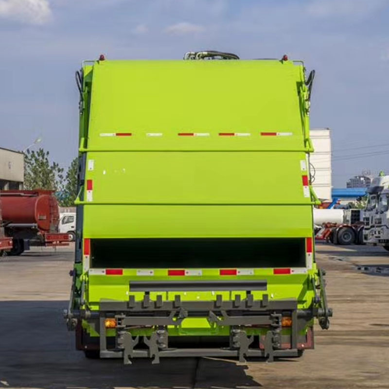 self dumping garbage dump truck
