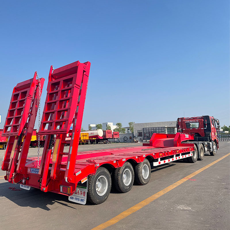 Semi-remorque à plateau oem Semi-remorque à plateau