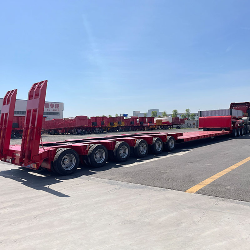 camions semi-remorques à plateau remorque Semi-remorque à plateau