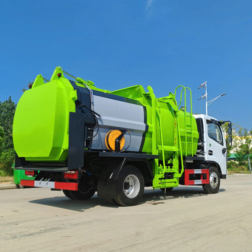 élimination des déchets des camions-restaurants collecte des déchets alimentaires élimination par camion