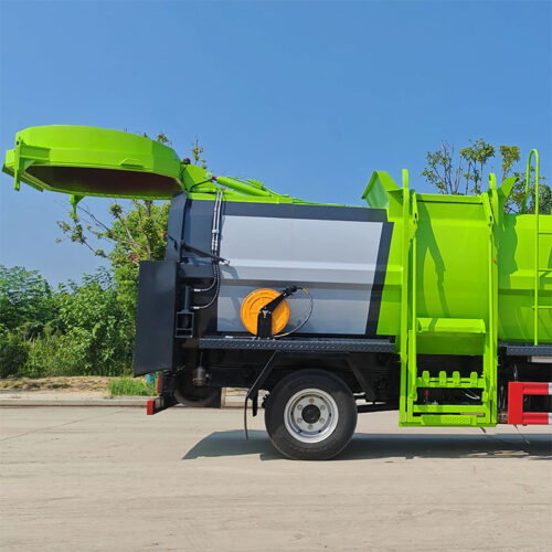 camions de ramassage des déchets alimentaires collecte des déchets alimentaires élimination par camion