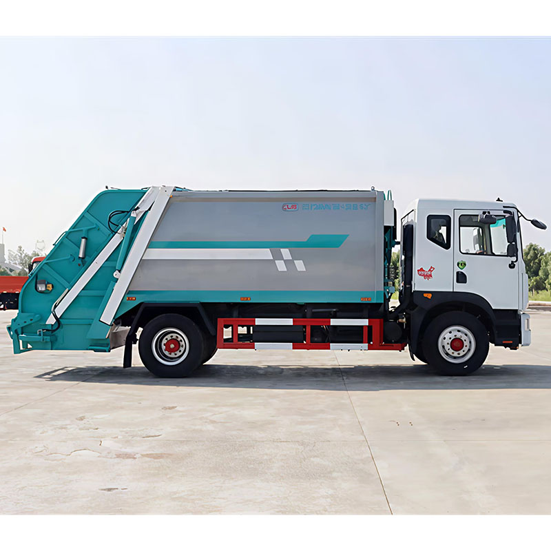 chargeur arrière de camion à ordures camion poubelle à chargement arrière