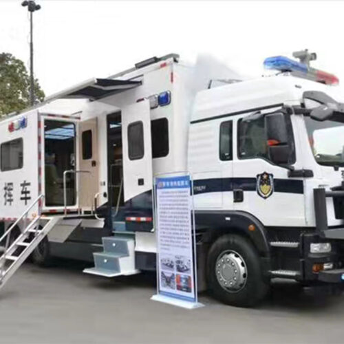 camion de l'unité de commandement mobile unité de commandement mobile
