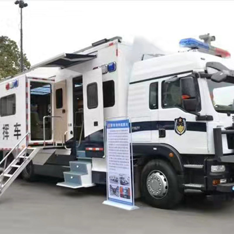 camion de l'unité de commandement mobile unité de commandement mobile