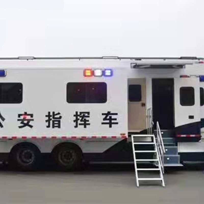 camions de l'unité de commandement mobile unité de commandement mobile