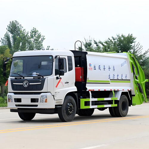 truk sampah bergerak menghancurkan sampah halaman truk sampah bergerak menghancurkan sampah halaman