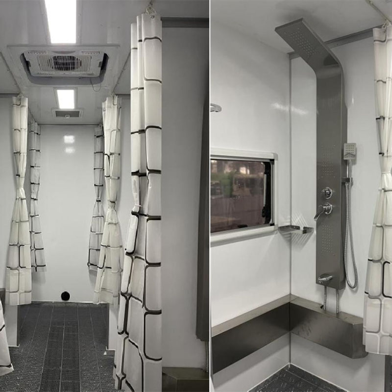 unité de douche mobile camion portable unités de douche mobiles