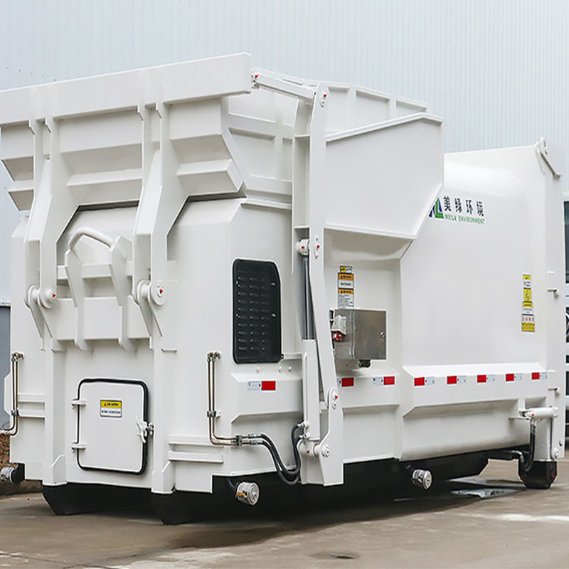 Compacteur de déchets mobile Chine compacteur mobile de déchets