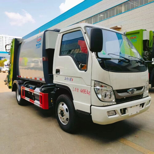 camion compacteur à chargement arrière chargeur arrière camion compacteur de déchets