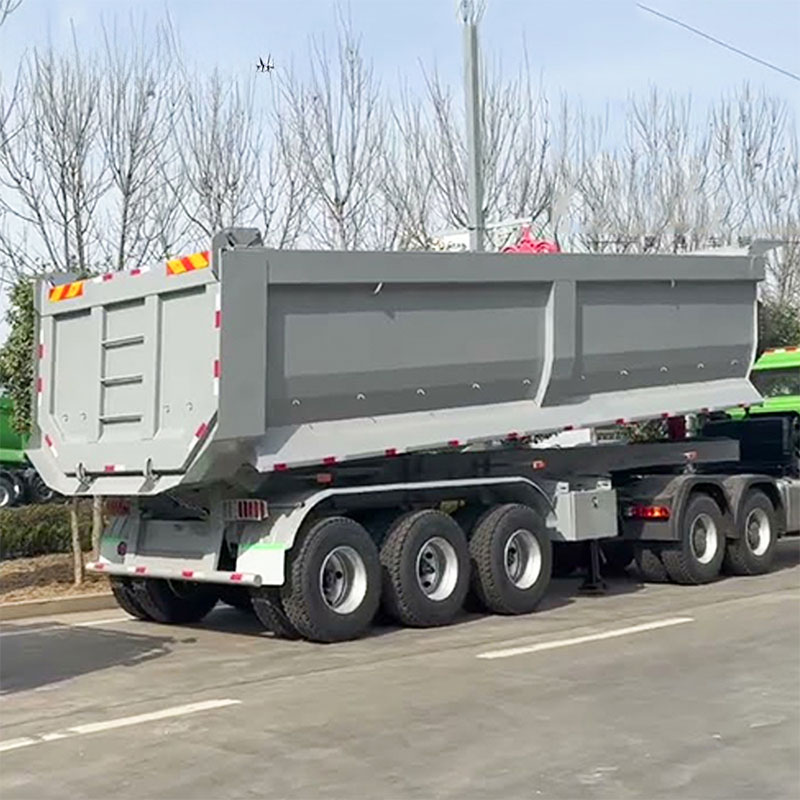 camion-benne à essieu tandem camion à benne basculante custom quad tandem à essieu unique
